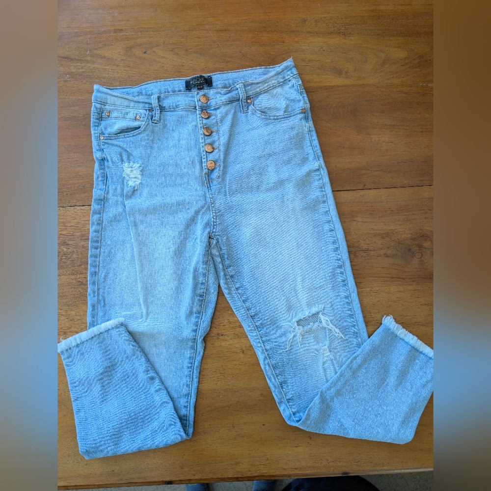 Rachel Roy button up women's jeans - Picture 9 of 13